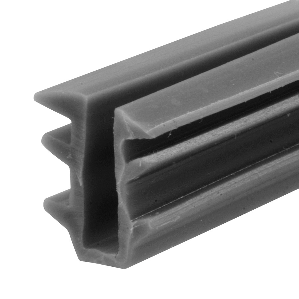 19/64 in. x 200 ft., Gray Vinyl Glazing Channel (Single Pack