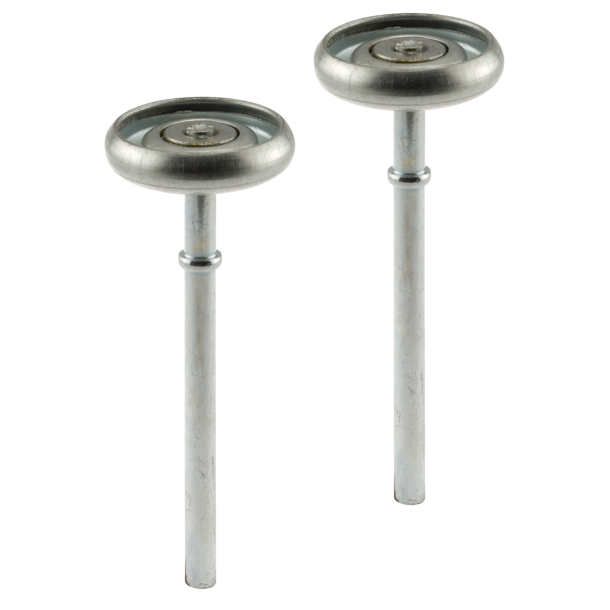 Garage Door Roller, 1-13/16 in., Steel, Convex Edge, Frantz 1/4 in