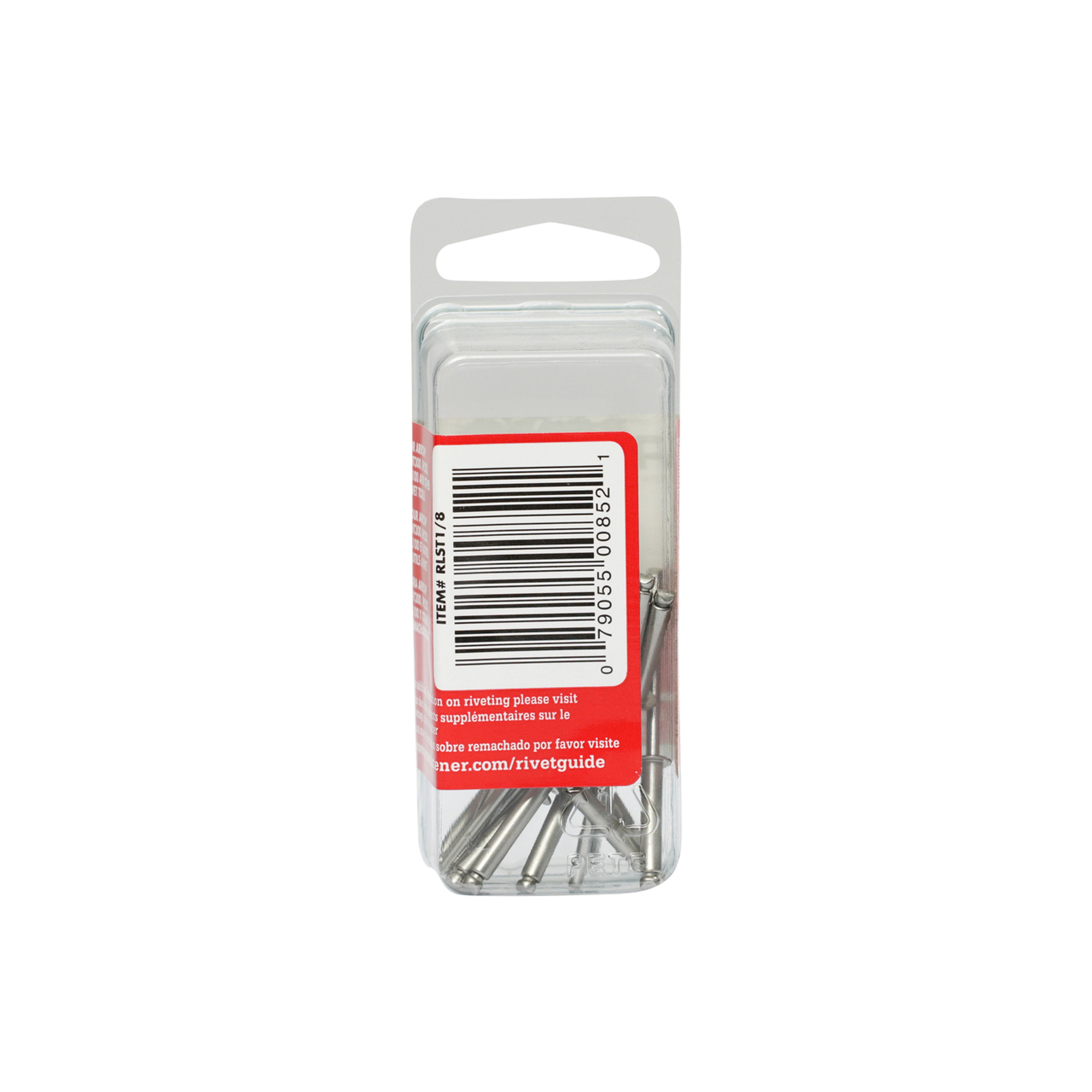 Arrow RLST1/8 Long Stainless Steel 1/8-Inch Pop Rivets, 15-Pack