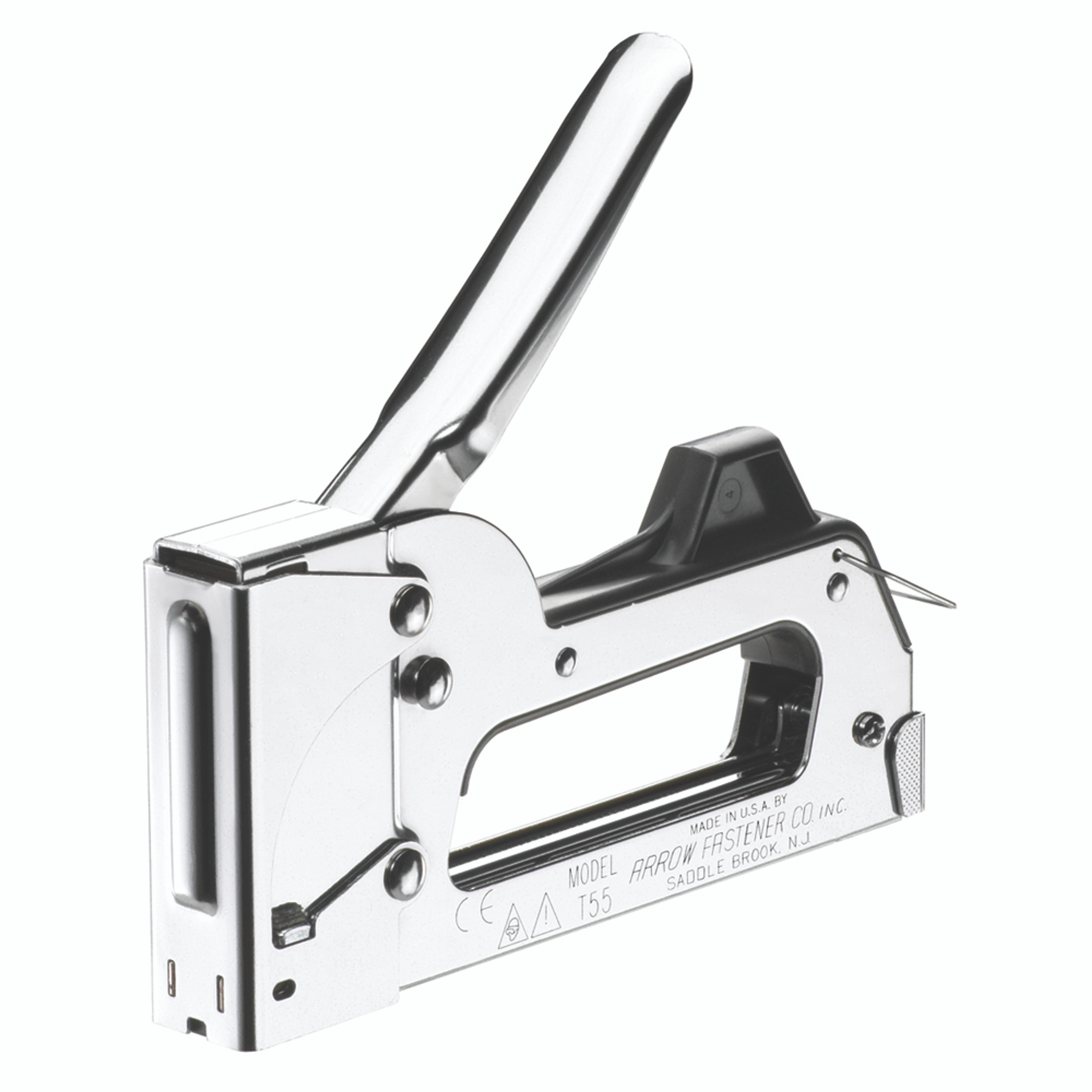 Arrow T55C Manual Staple Gun, Chromed Steel