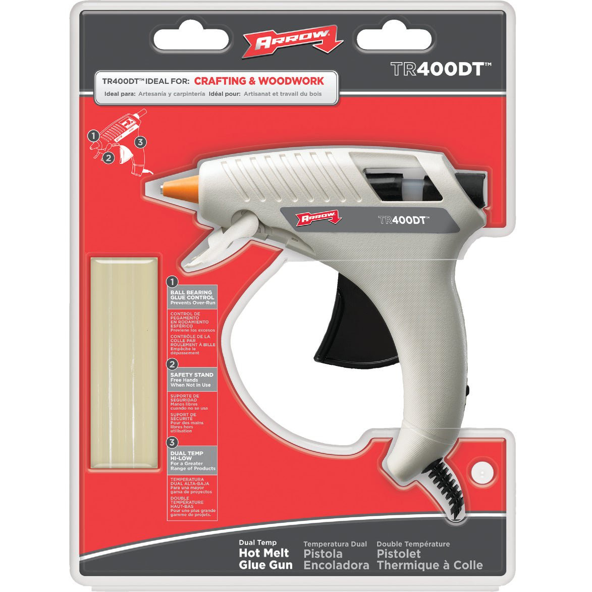 Arrow TR400DT Dual Temperature Glue Gun - Arrow Tool Group