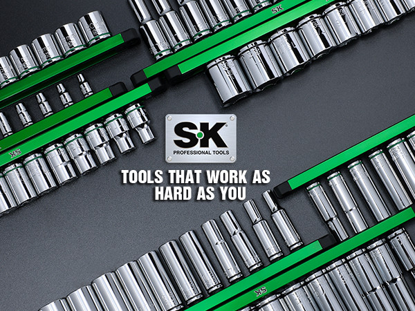 SK SK01341 12 Piece Metric 3/8-In Drive Standard Socket Set