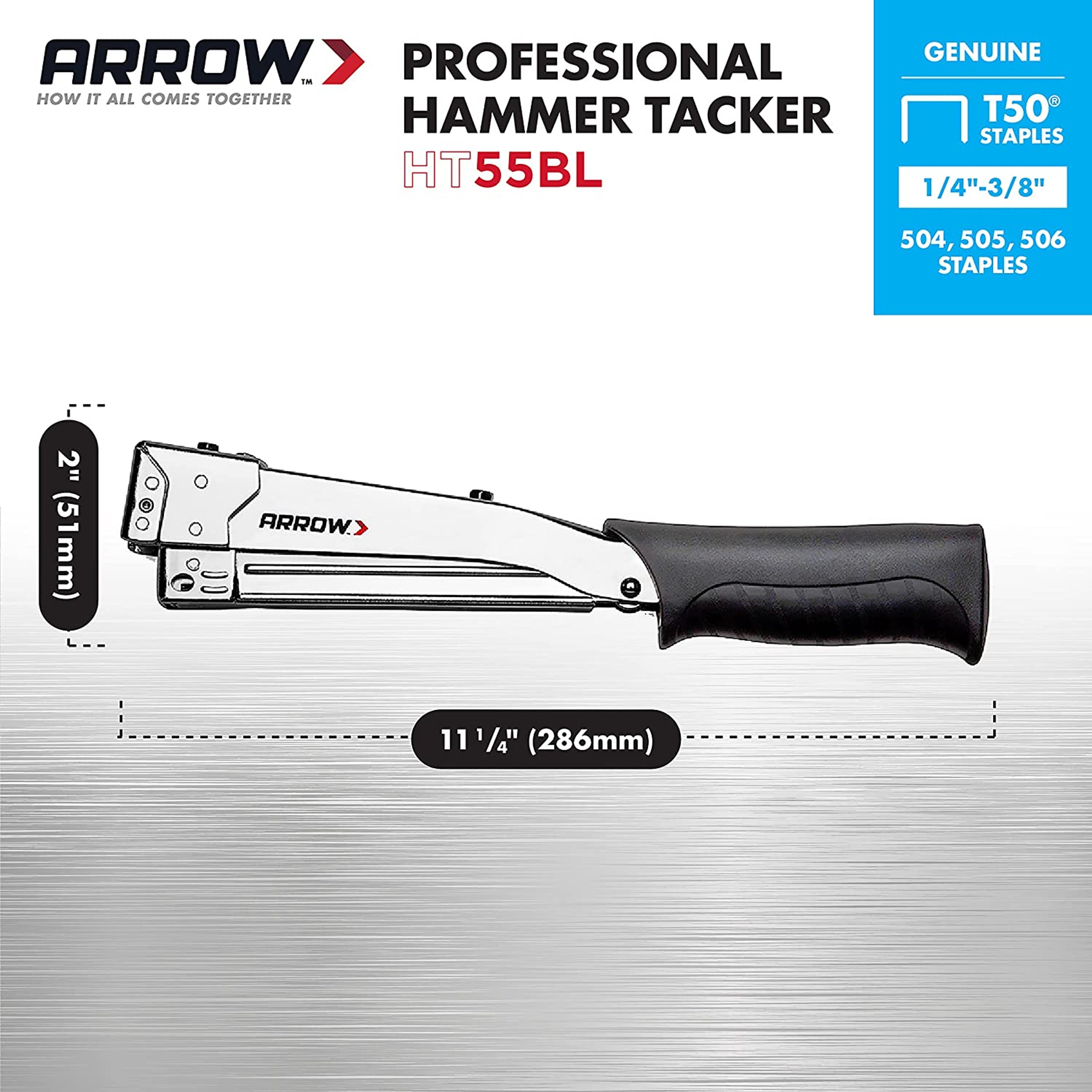 Arrow HT55BL Hammer Tacker Stapler