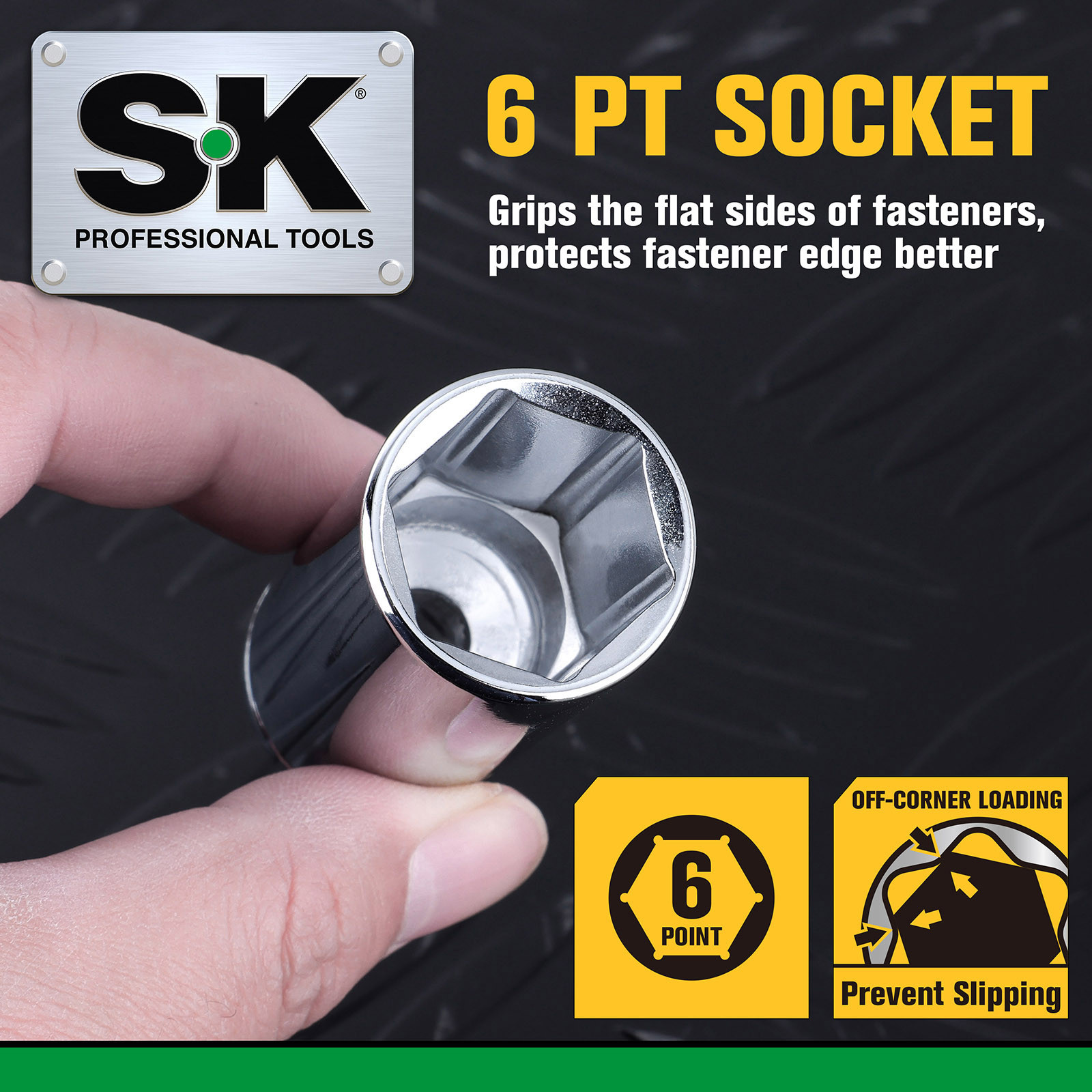 SK SK01346 12 Piece SAE 3/8-In Drive Deep Socket Set - Arrow Tool