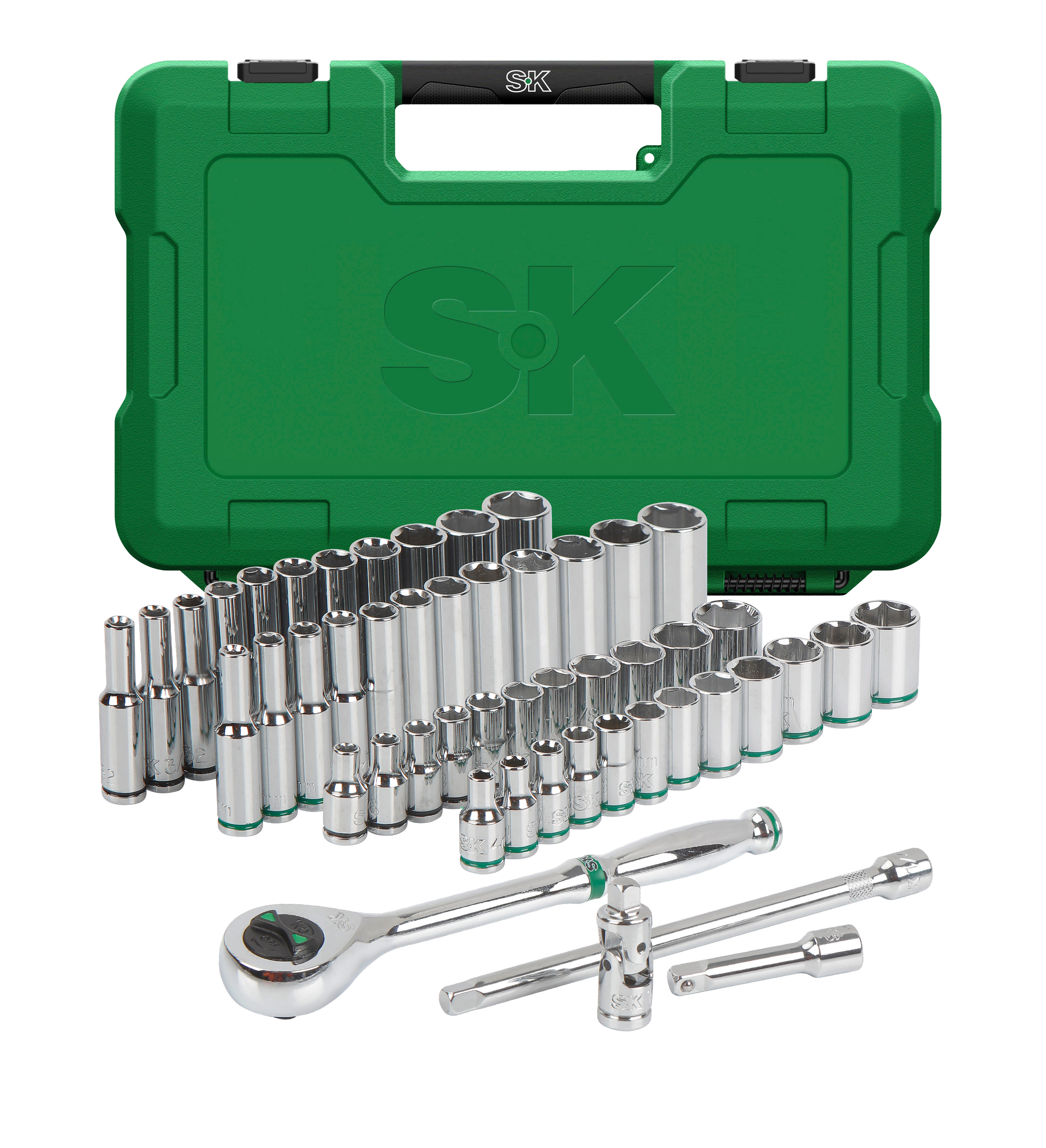 SK SK01354 50 Piece 1/4-in 160P Mechanic Tool Set - Arrow Tool Group