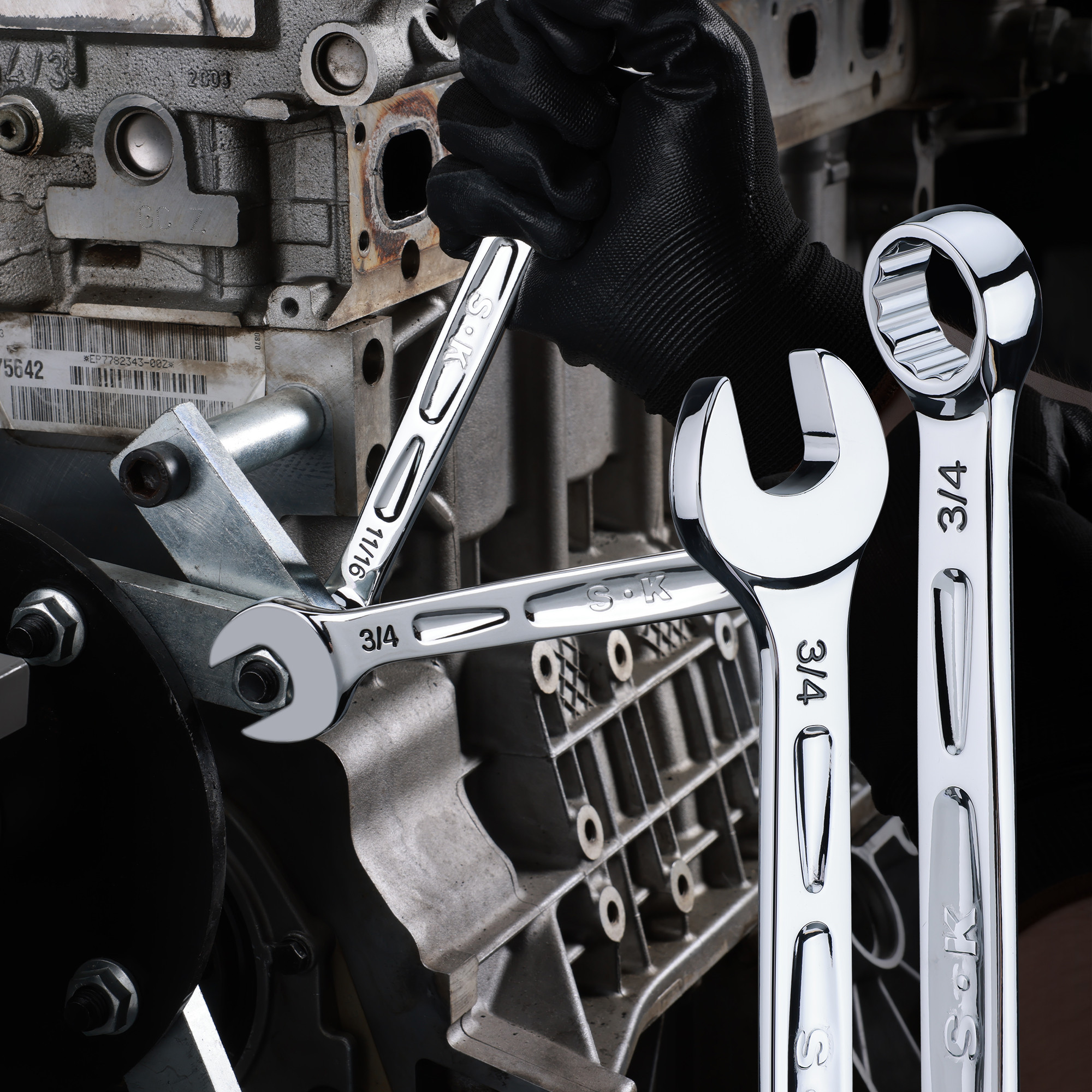 SK SK01365 8 Piece SAE Combination Wrench Set - Arrow Tool Group