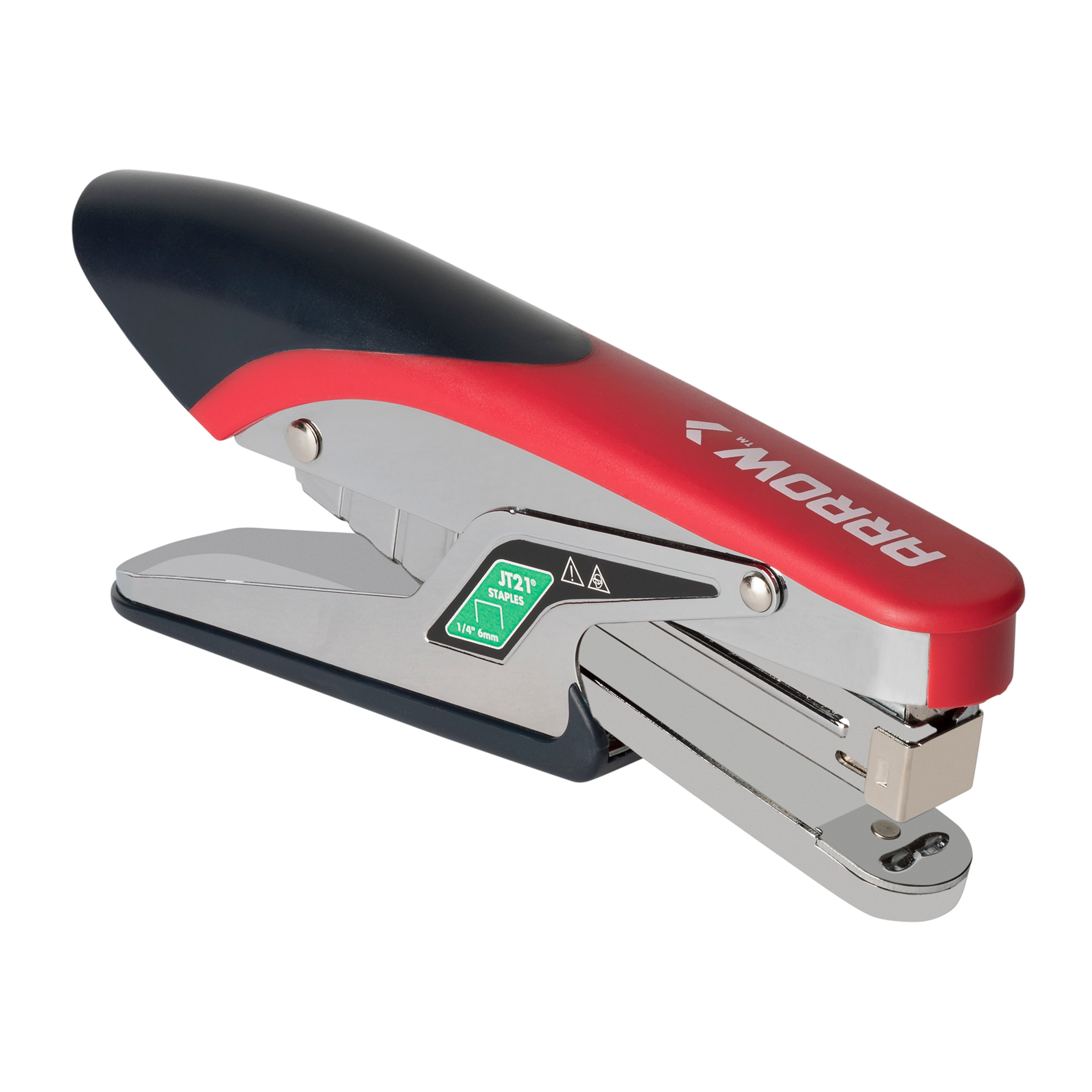 Arrow P21 Lightweight Handheld Plier Stapler, Includes 200 1/4-Inch JT21 Staples