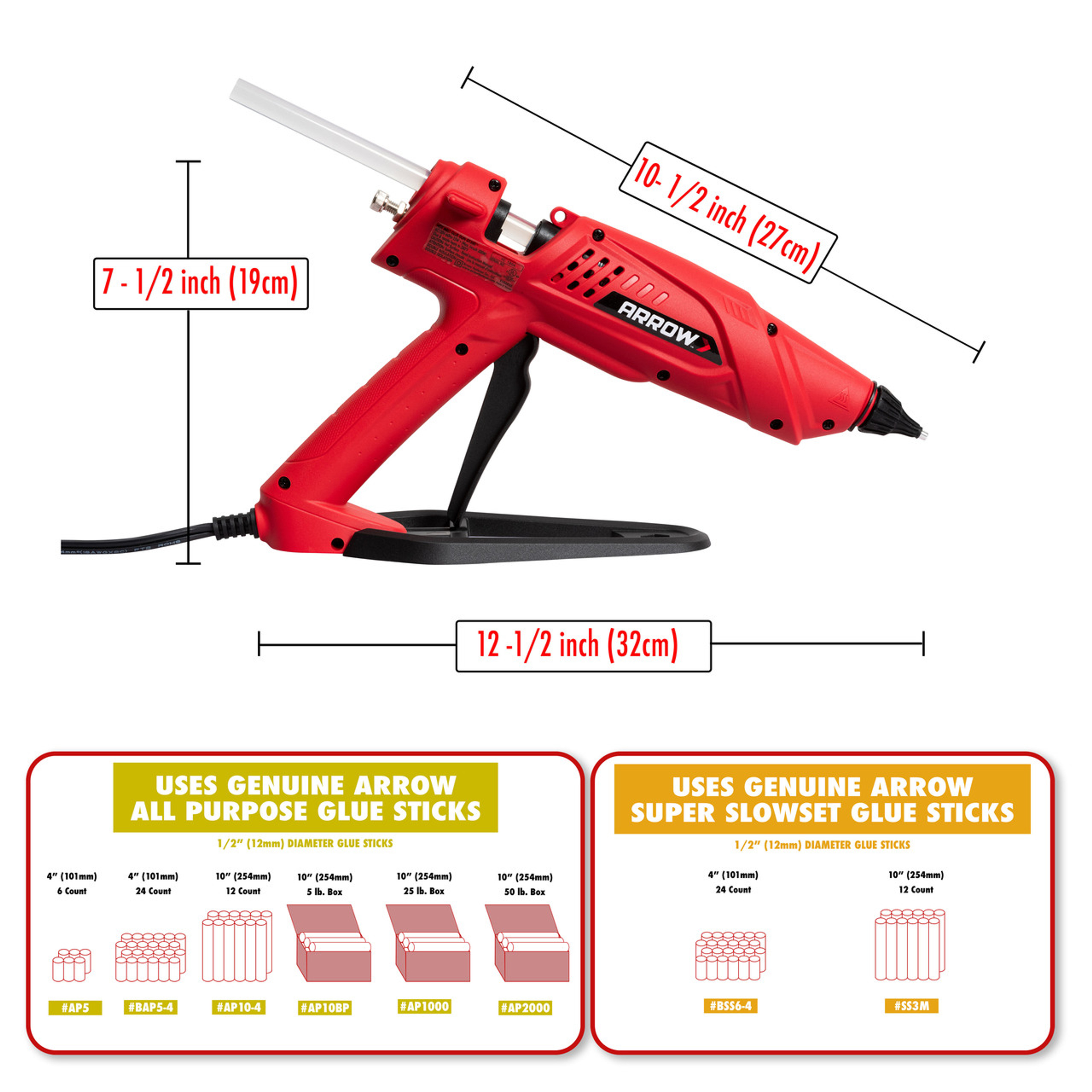 Arrow GT300 300W Professional Hot Glue Gun