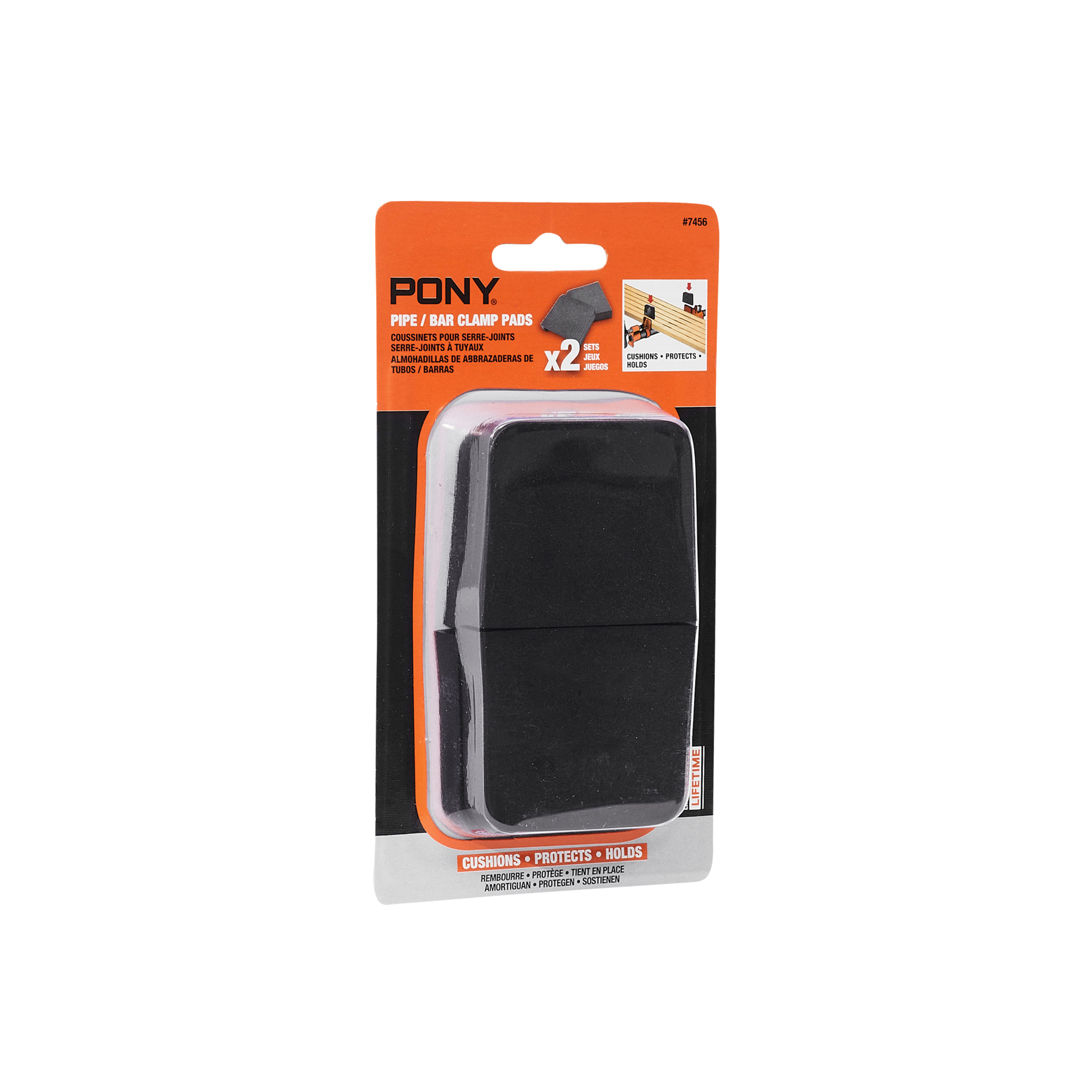 Pony 7456 Pipe & Bar Clamp Pads, 4-Pack