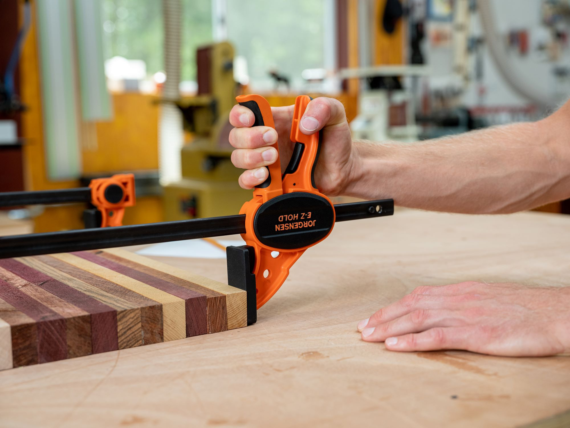 CLAMP in CARDLAND 　セット⑫ Jorgensen 33412 E-Z Hold Medium Duty Bar Clamp, 12 In - Arrow Tool