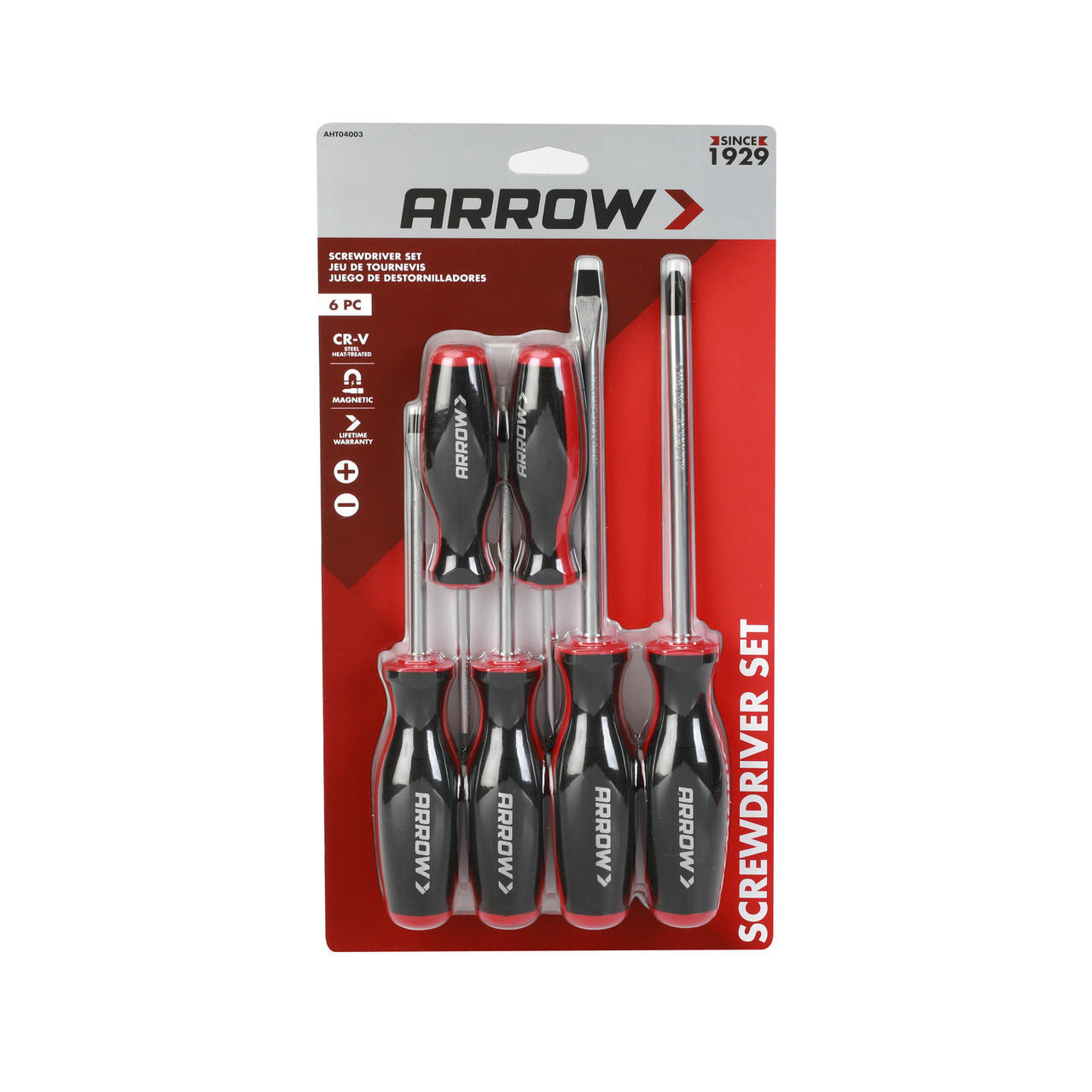 Arrow Chrome Vanadium Steel Screwdriver Set - Arrow Tool Group