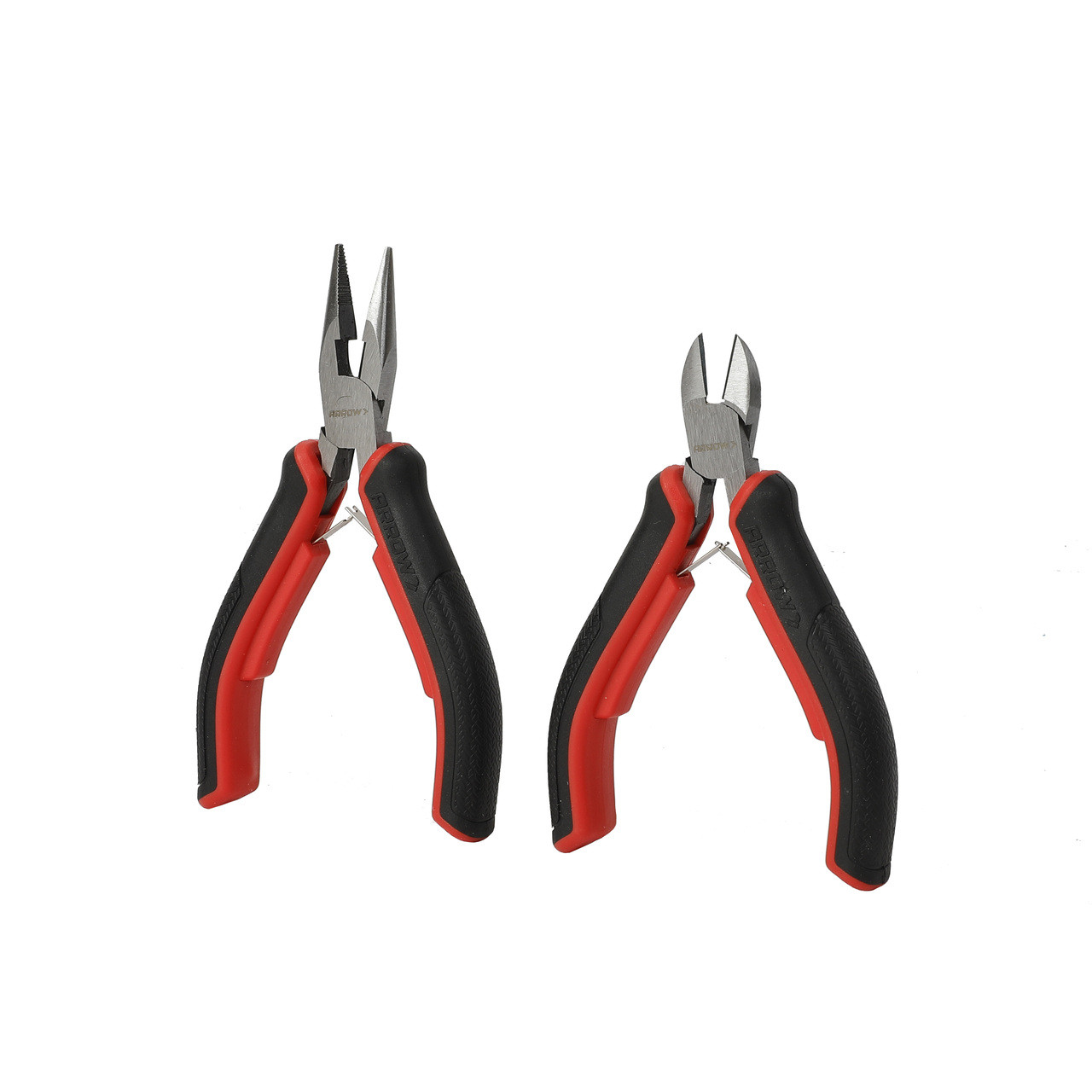 Arrow Assorted Steel Mini Pliers Set - Diagonal and Long Needle