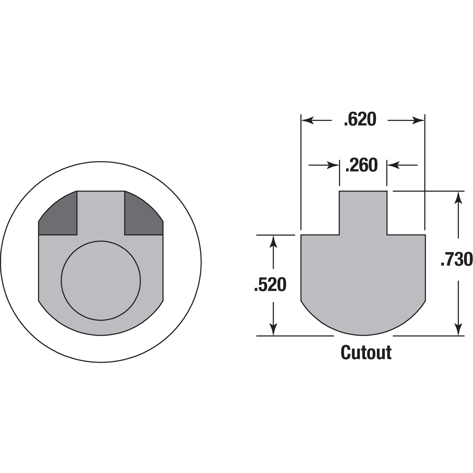 880108| Mailbox Lock – Replacement, Multipurpose Mailbox Lock for