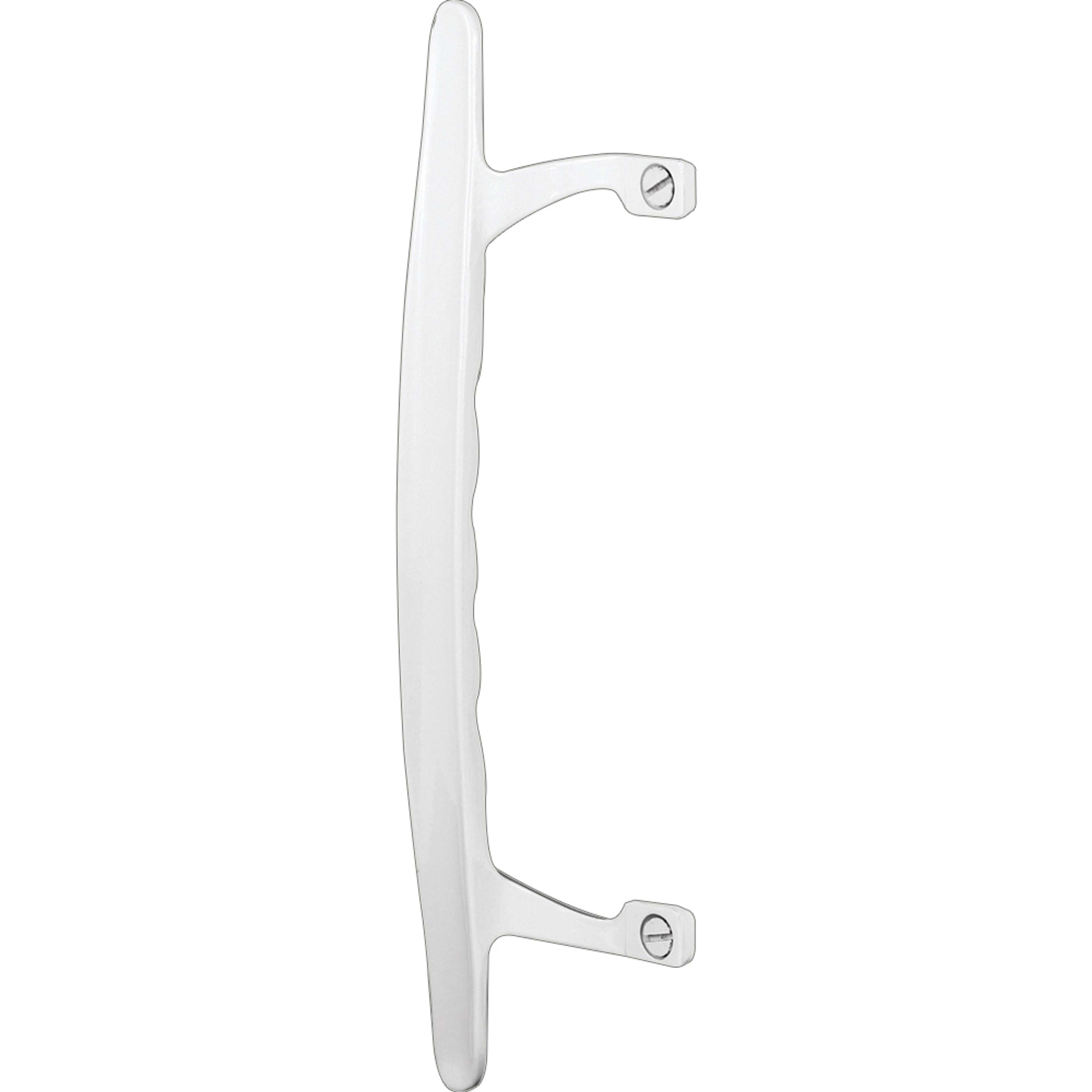 6-5/8 in. White Painted Diecast Sliding Patio Door Pull Handle (Single Pack)