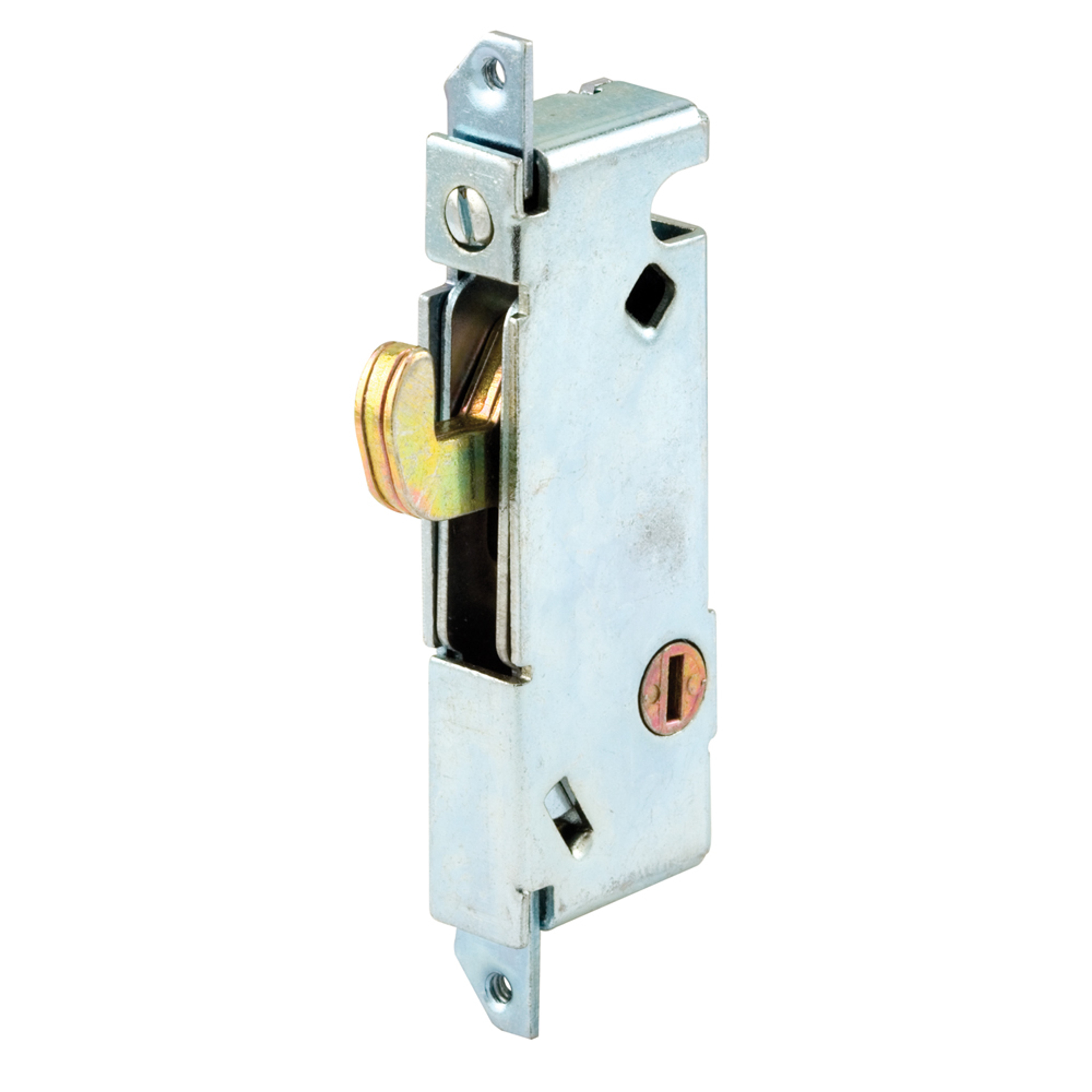 3-11/16 in., Steel, Mortise Lock, Vertical Keyway, Square Faceplate (Single Pack)