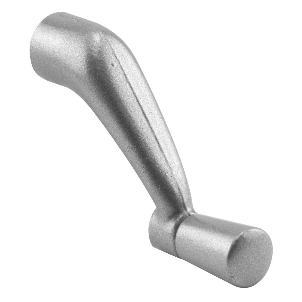 Prime-Line Casement Window Crank Handle – 3/8” Bore, Aluminum Finish, Universal Fit For Easy Opening