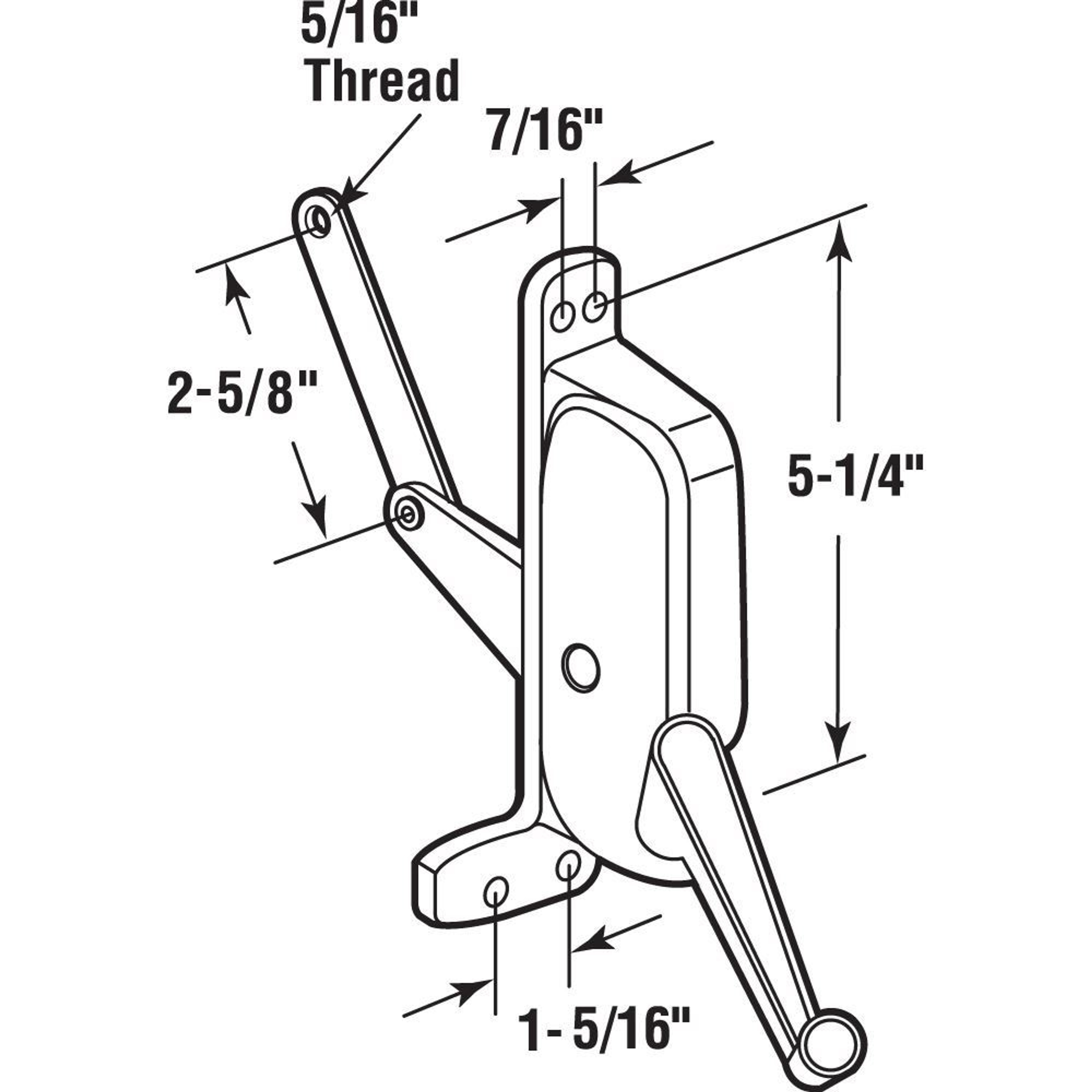  Awning Window Operator, Right-Hand, for Pan American (Single Pack)