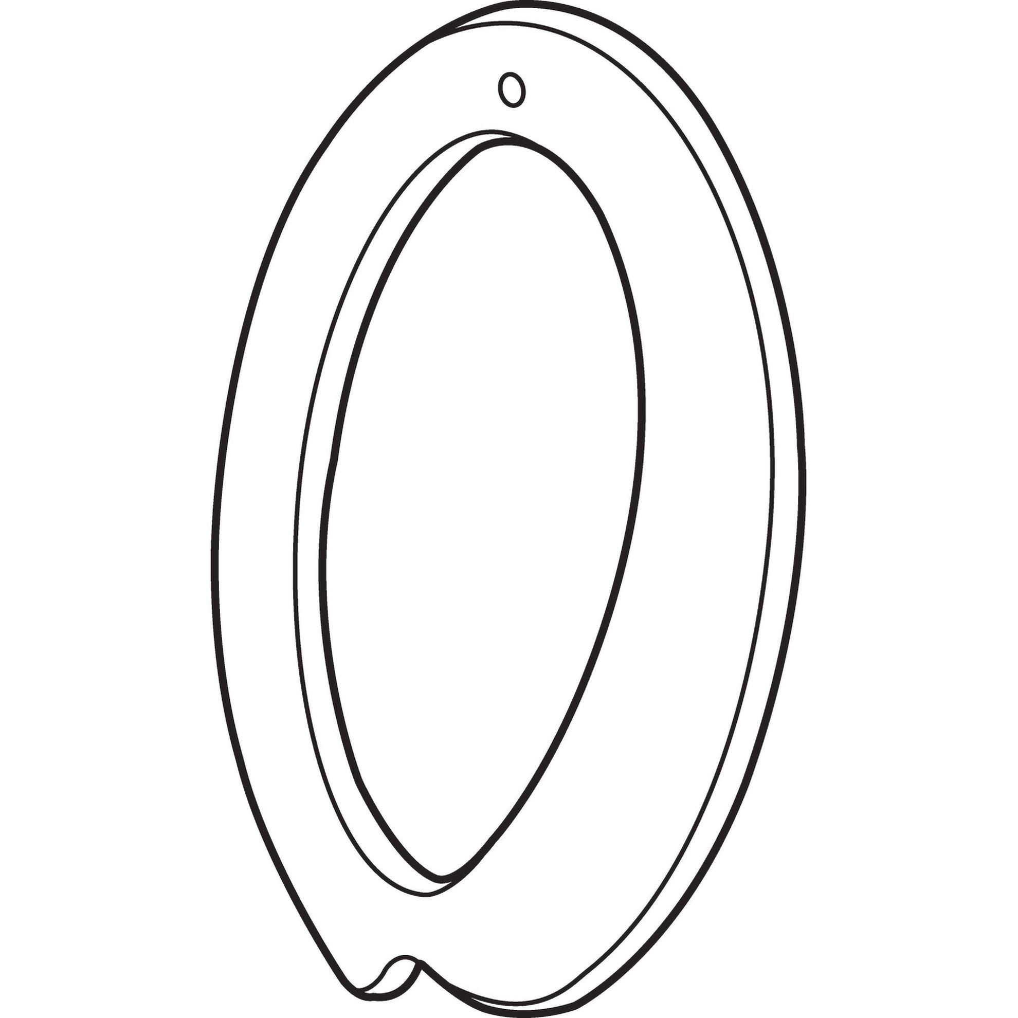 3 in. House Letter F, Diecast, Black Finish (2 Pack)