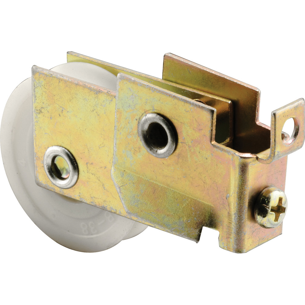 1-1/2 in. Nylon Mirror Door Roller Assembly (Single Pack)