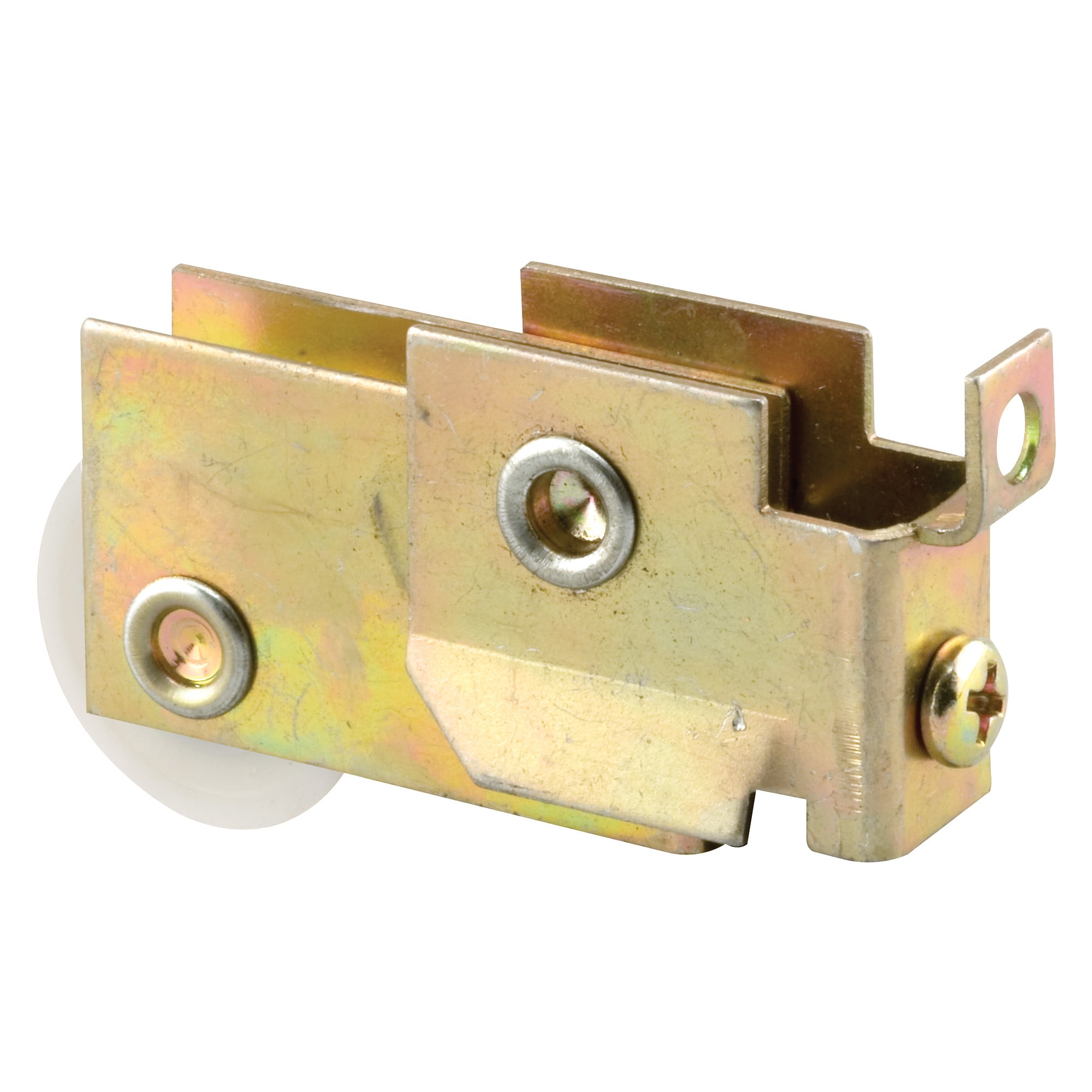  1-1/4 in. Steel Ball Bearing, Mirrored Door Roller Assembly, for Crest Doors (Single Pack)