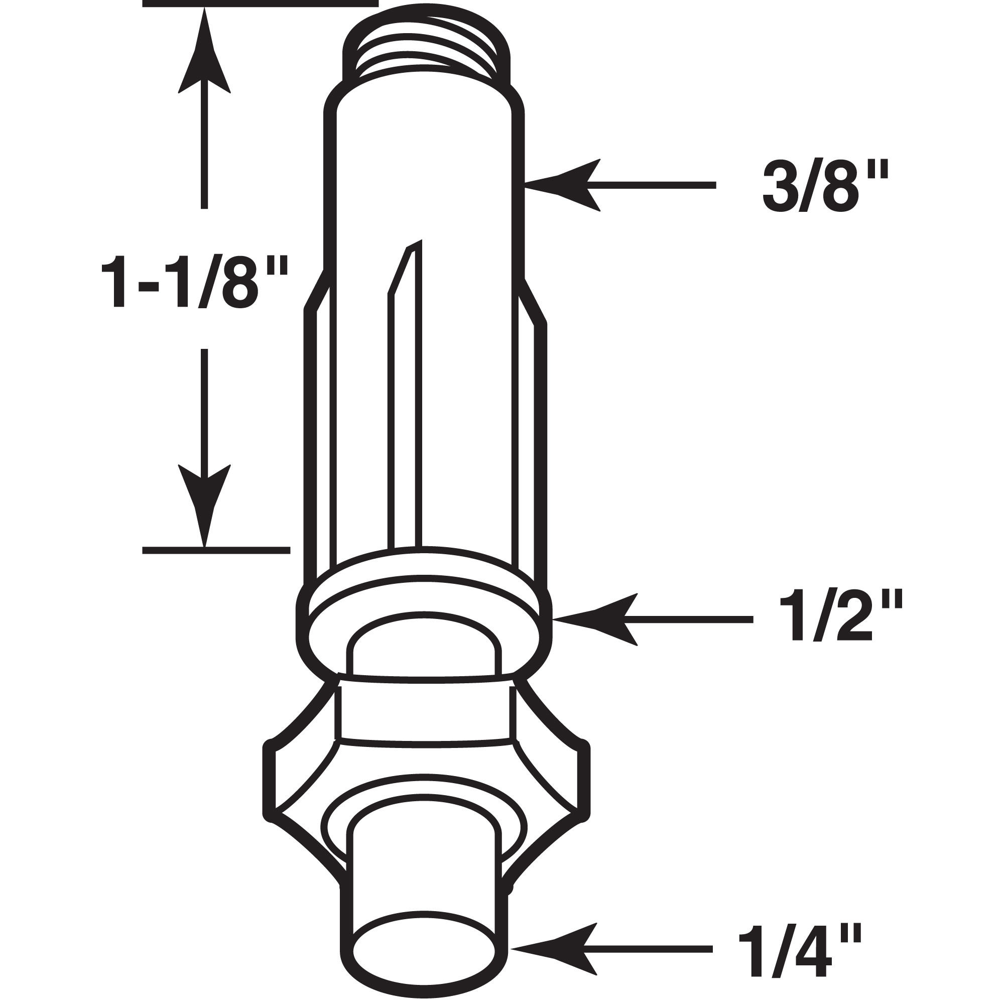  Bi-Fold Door Adjustable Bottom Pivot (2 Pack)