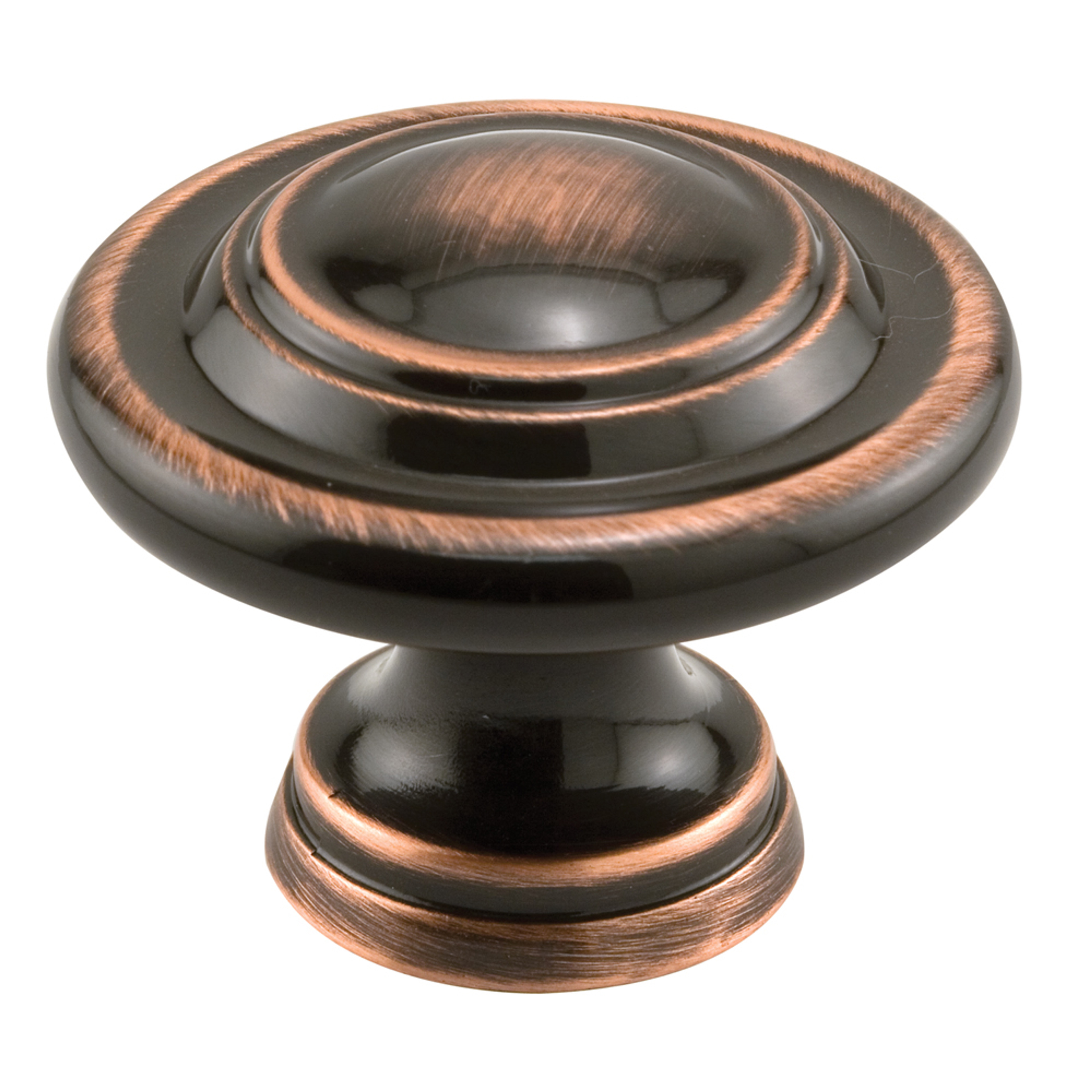  Bi-Fold Door Knob – Wide Base and Large Diameter Door Knob For Easy Gripping, Replace Old or Unsightly Knobs, 1-11/16” Outside Diameter, Diecast, Classic Bronze (Single Pack)
