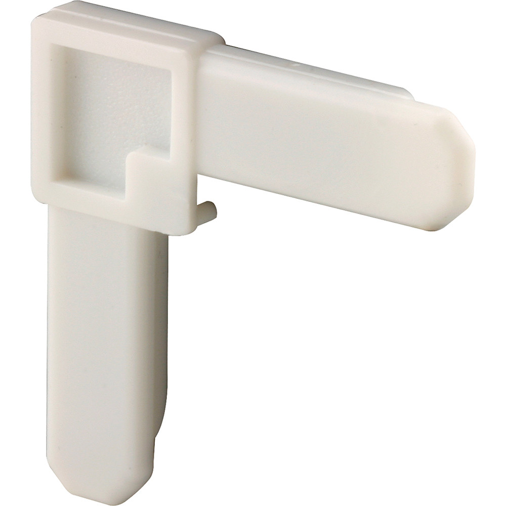  3/8 in. x 3/4 in. White Plastic Screen Frame Corner (100 Pack)
