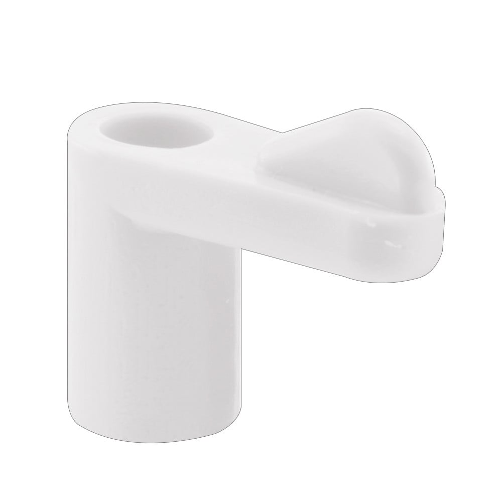  7/16 inch Window Screen Clip, Molded Plastic, White