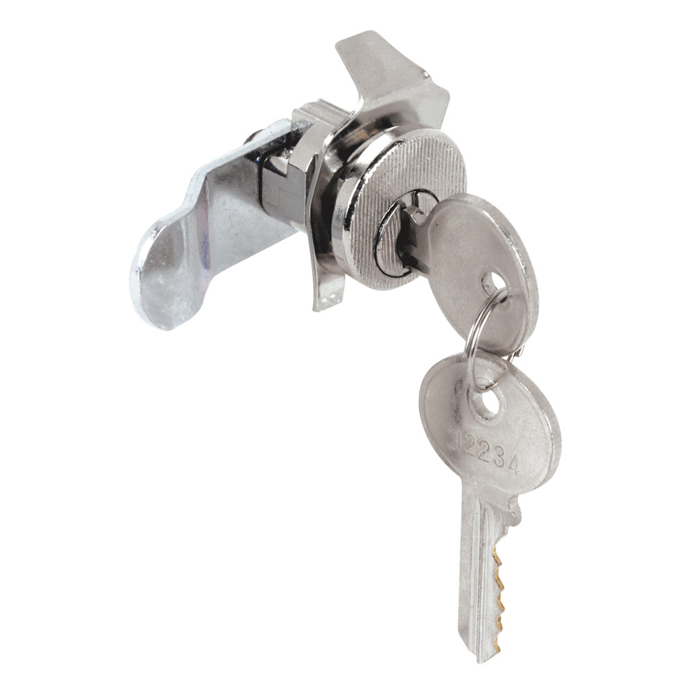  5 Pin Mail Box Lock, Auth Elect, w/Dust Cover, Nickel, CCW