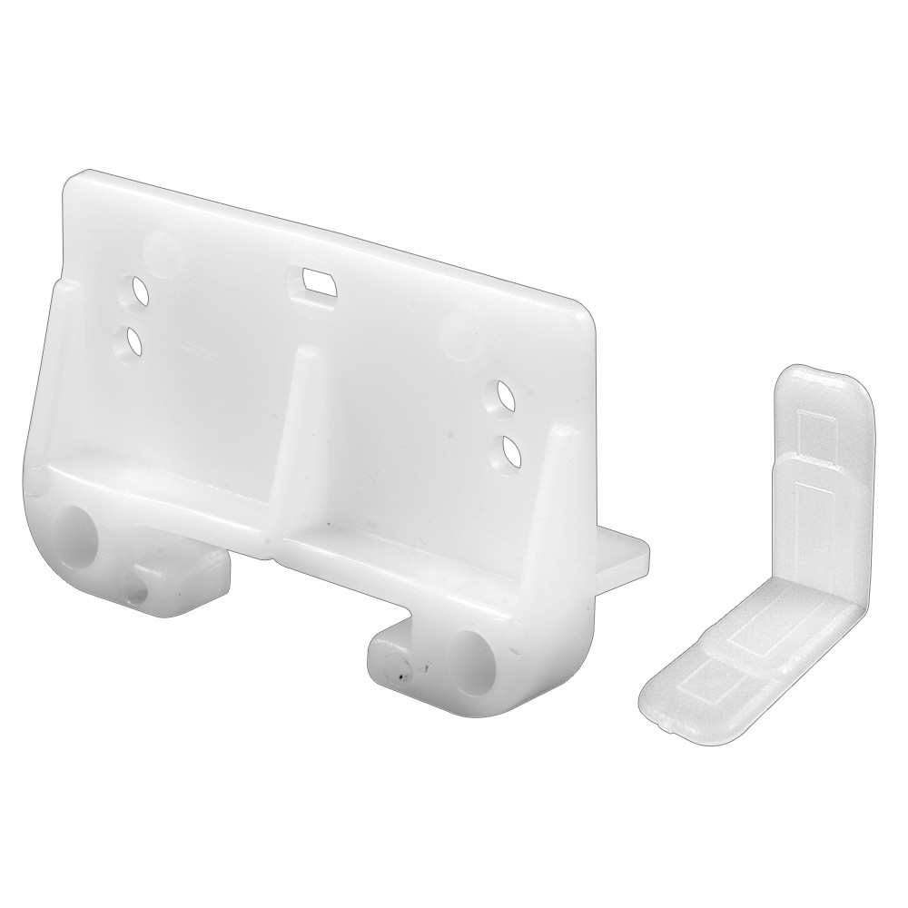 レイアウト用品 2519.1350.1502.2097.2115.2162.2355.2467 1/8 in. x 1-5/16 in., White Drawer Guide Kit (Pack of 2) - Prime