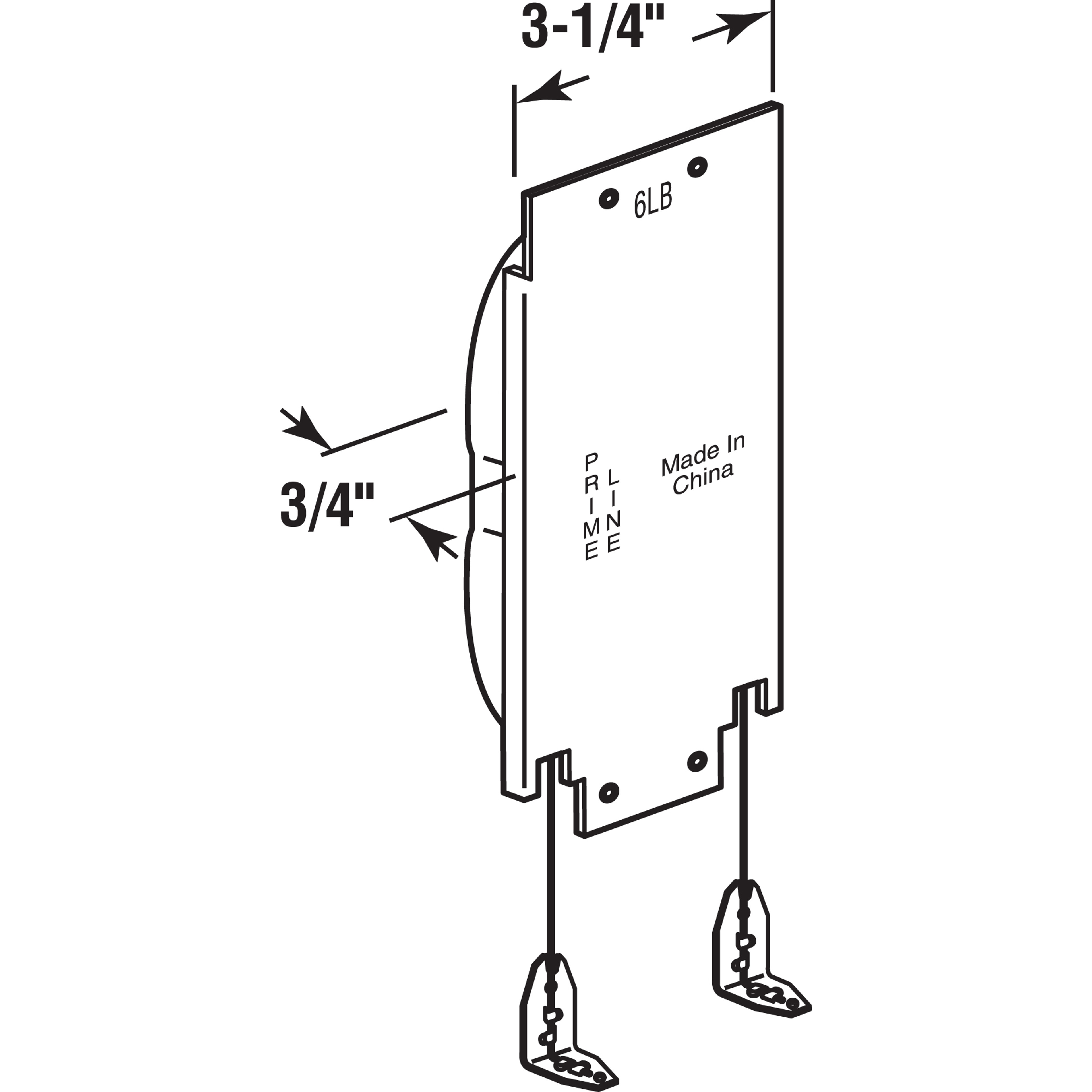 6 lb. Wood Window Sash Balance (Single Pack)