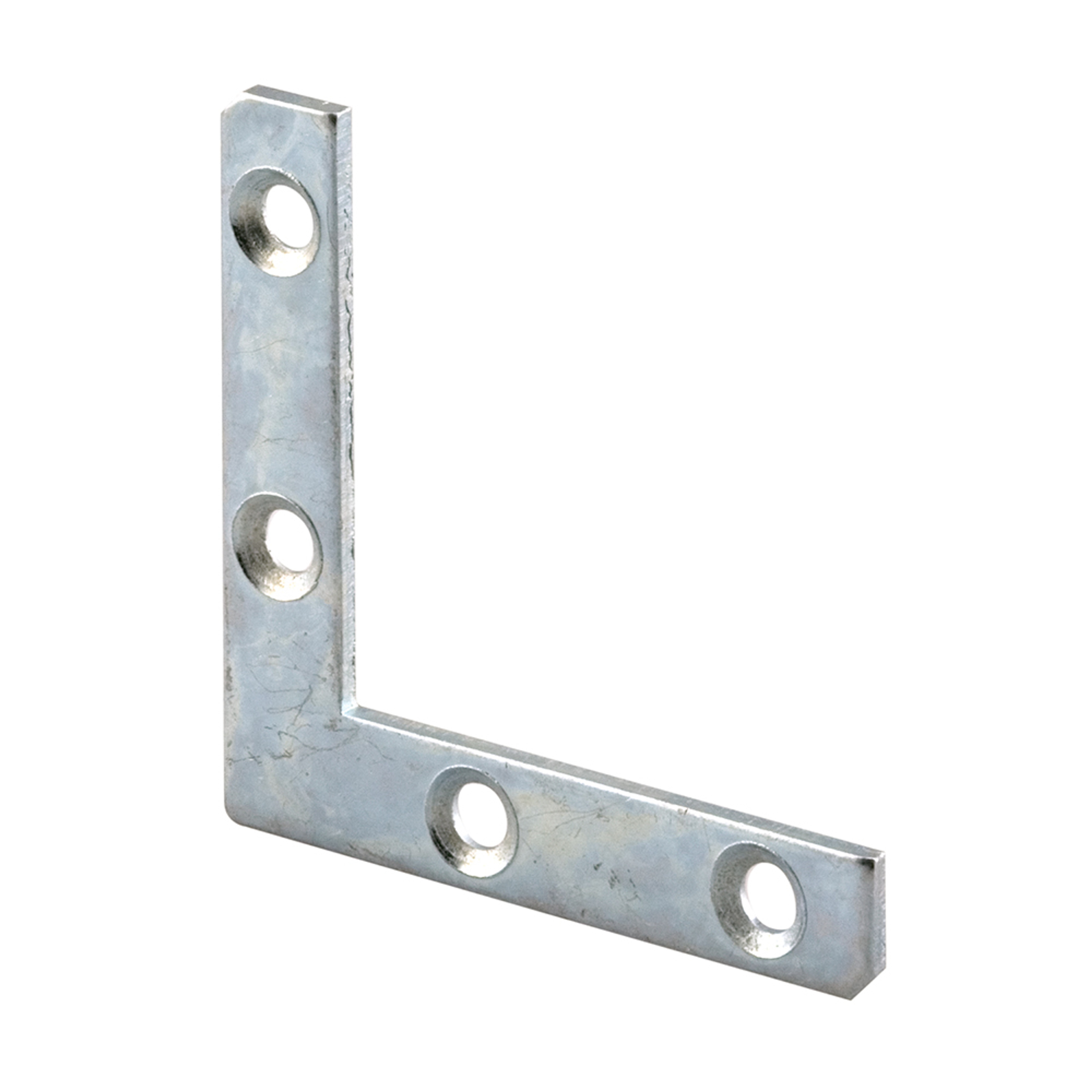  Angle Corner, 2 in., Steel Construction, Zinc Plated, 4-Hole Bracket (10 Pack)
