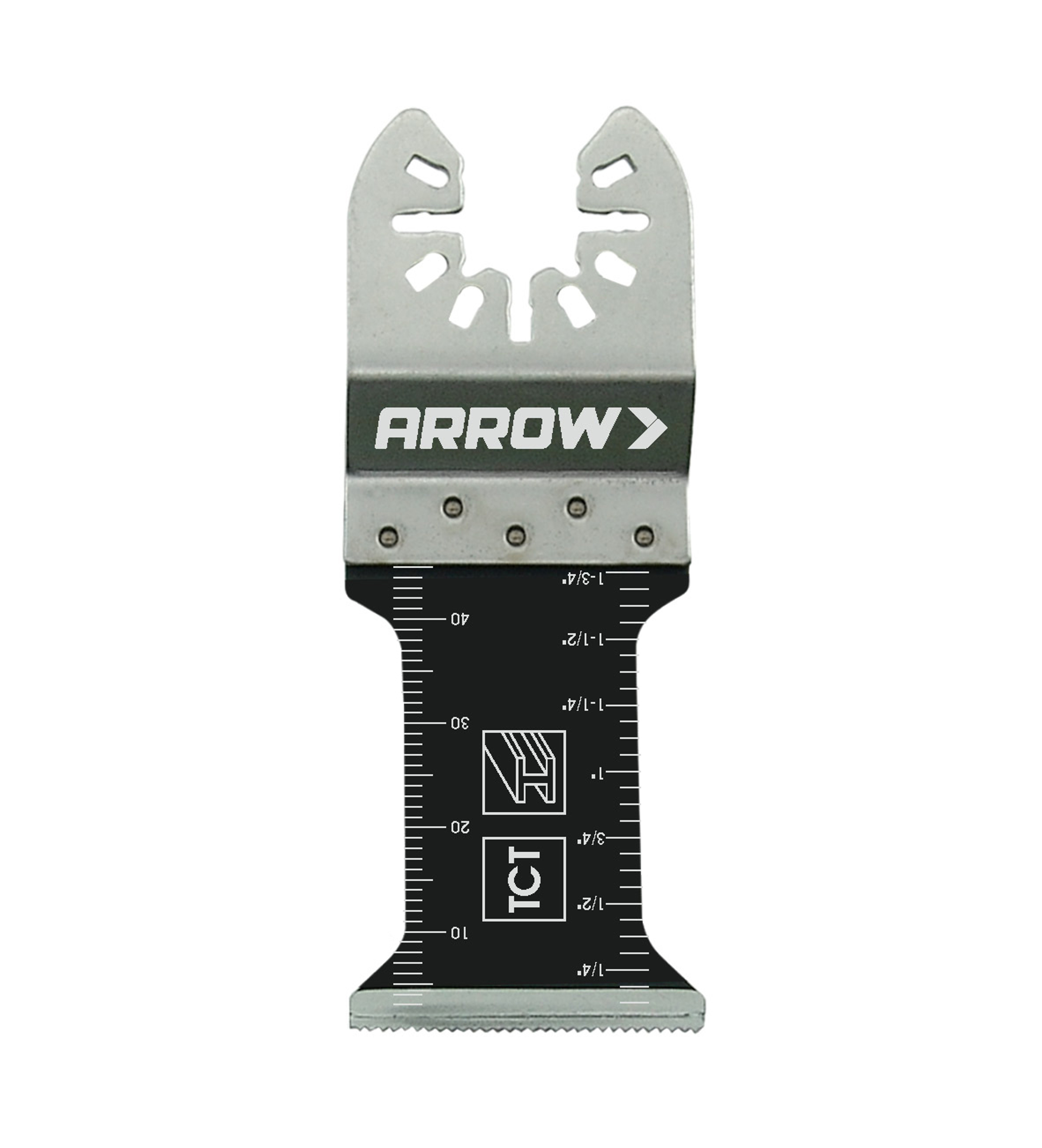 Arrow OSC302-2 Titanium Coated Carbide Enhanced Oscillating Multitool Saw Blades, 2 Pack
