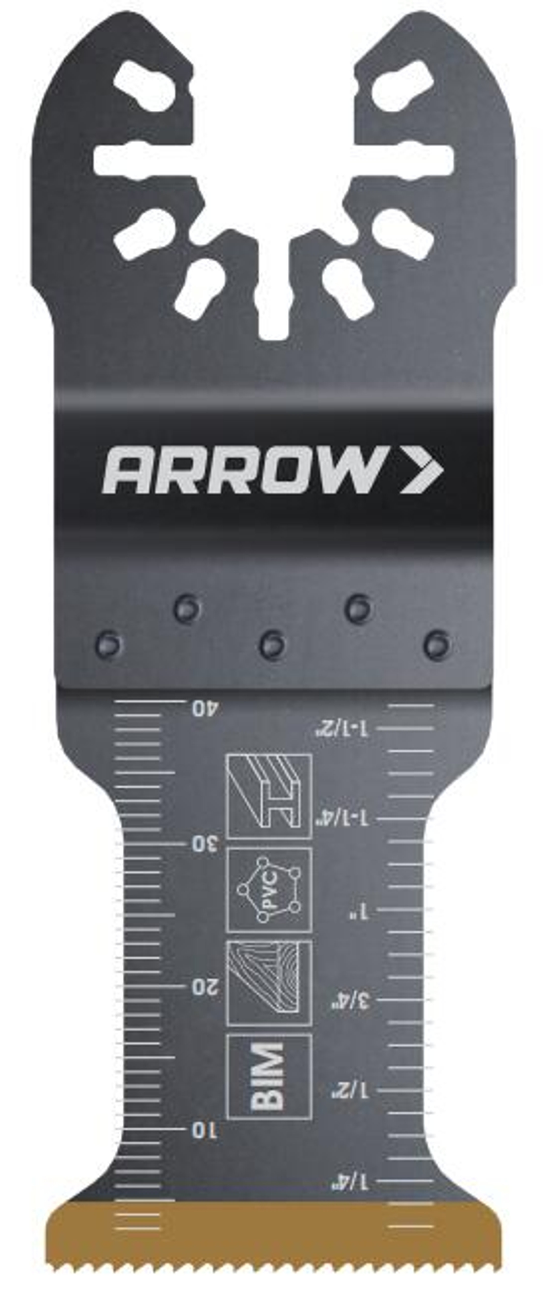 Arrow OSC202-1 Titanium Coated Oscillating Tool Saw Blades