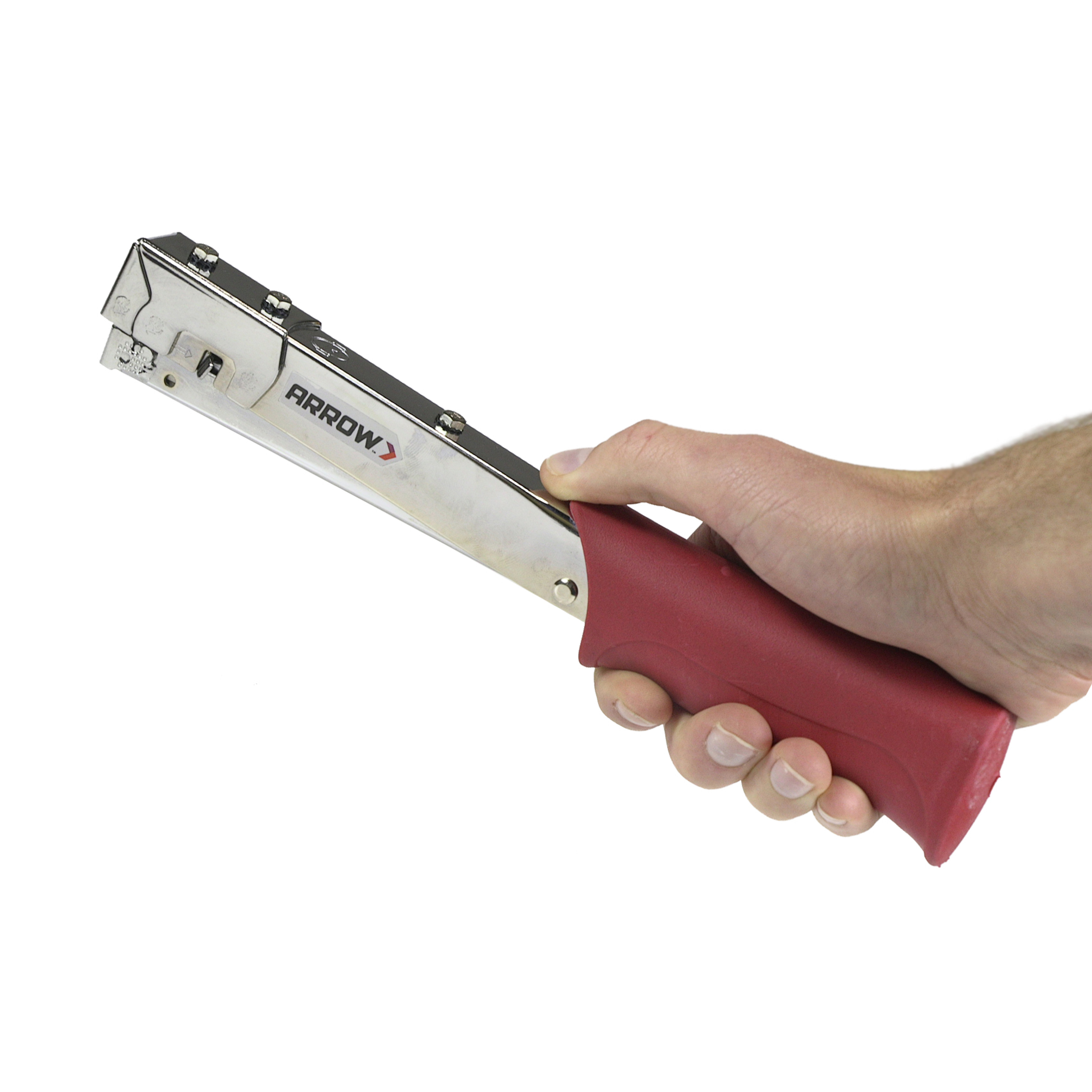 Arrow HT19 Chromed Steel Hammer Tacker Stapler