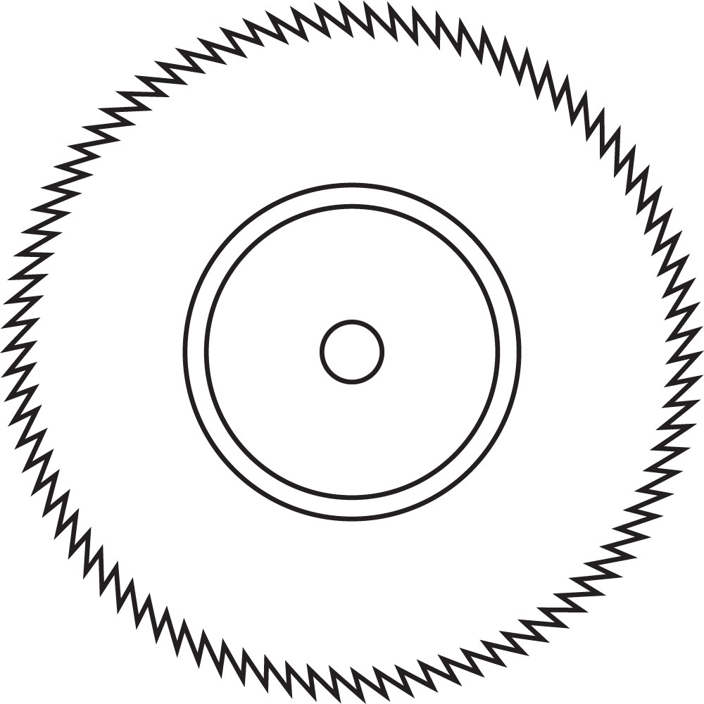 1" Semi-High Speed Saw Blade for cutting Aluminum Screen Frame. 1 ea.