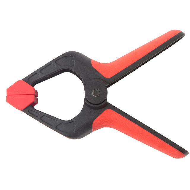 Image of WORKPRO W032012 Nylon Spring Clamp, 3 in., Pivoting Jaw Nose, Ergonomic (Single Pack)