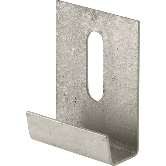 Image of Mirror "J" Hanger Clip, 1 in. Wide, Stainless Steel Construction (6 Pack)