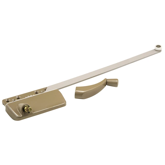Image of Single Arm Casement Operator with Crank, 13-1/2 in., Right Hand (Outside Looking In), Steel Arm, Coppertone Baked-On Finish (1 Set)