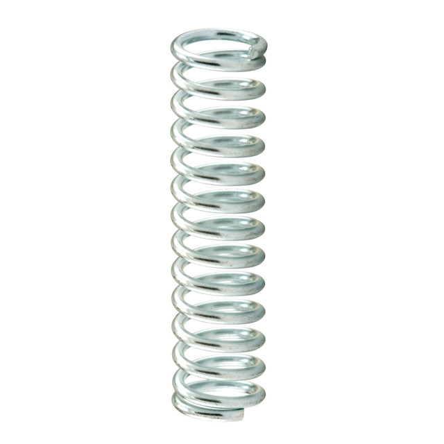 Image of Compression Spring, Spring Steel Construction, Nickel-Plated Finish, 0.041 GA x 5/16 in. x 1-1/4 in. (4 Pack)