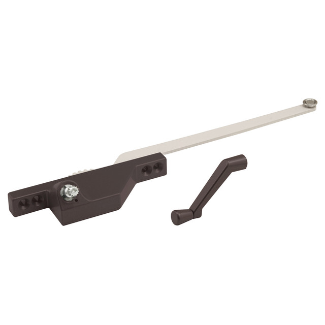 Image of Single Arm Operator, Left Hand, Bronze, Stainless Guide Roller, Crank Handle (Single Pack)