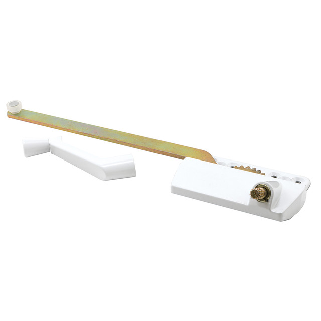 Image of 9-1/2 in. Single-Arm Left-Hand Casement Operator, White Finish (Single Pack)