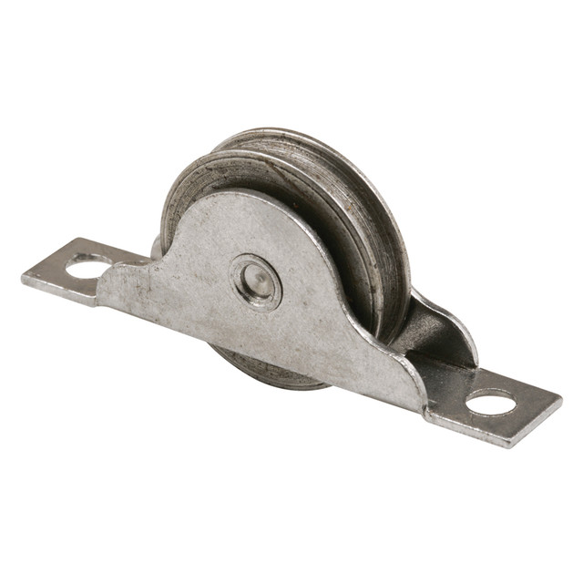 Image of Wood Closet Door Roller, 1 in. Concave Roller, Bottom Mount (2 Pack)