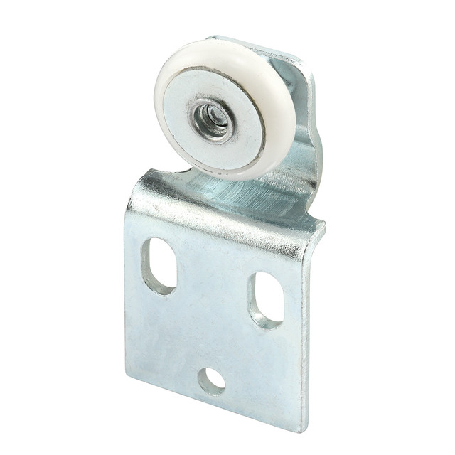 Image of Bypass Closet Door Top-Hung Front Rollers and Brackets (2 Pack)