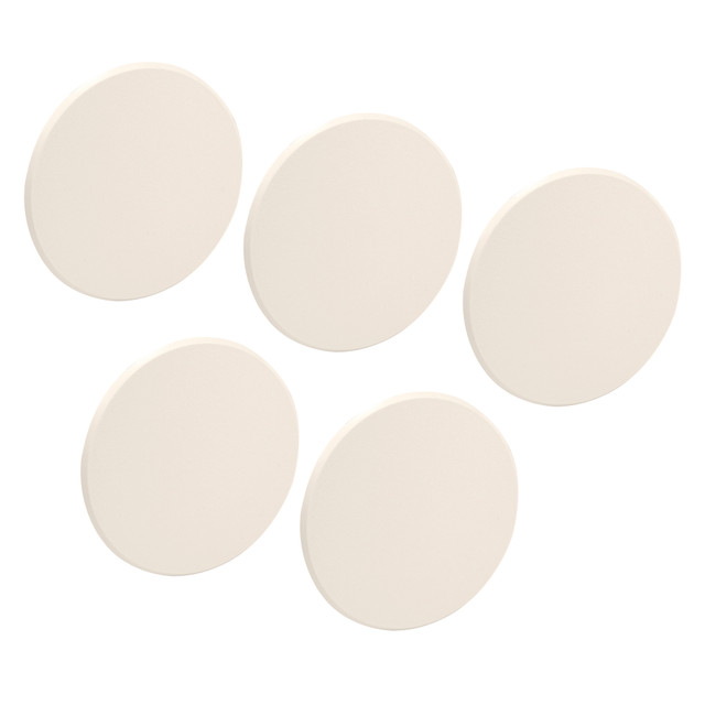 Image of Wall Protector, 7 in., Textured Surface, Rigid Vinyl, Off-White (5 Pack)