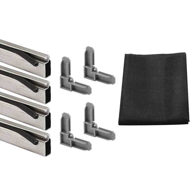 Image of Screen Frame Kit, 7/16 in. x 3/4 in. x 36 in. x 36 in., Aluminum, Mill (1 Kit)