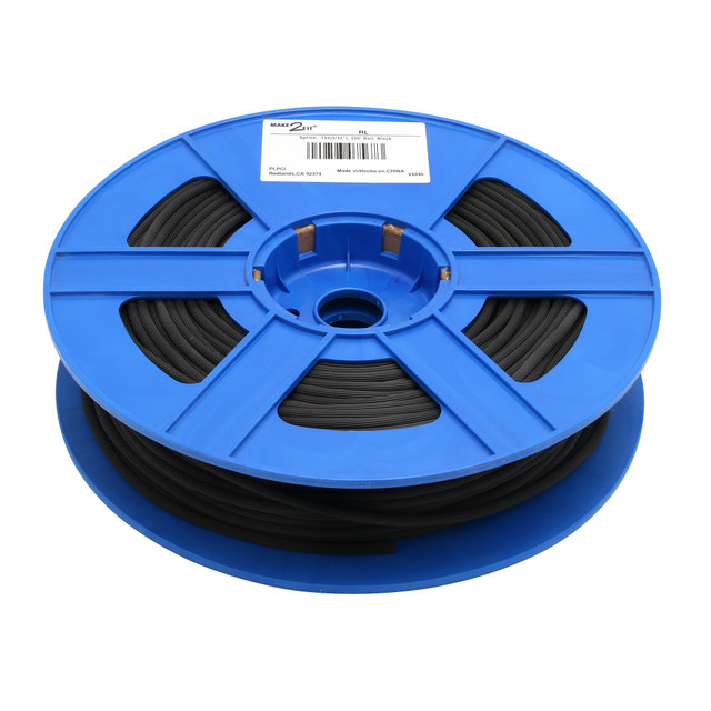 Image of Screen Retainer Spline, 0.155 in. (5/32 in.), Vinyl, Black in Color 250 ft. (1 Roll)