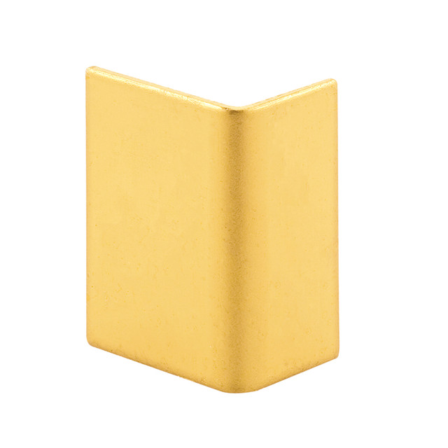 Image of Door Edge Guard, 1-5/16 in. x 1-1/8 in., Solid Brass Construction (5 Pack)