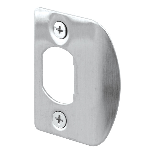 Image of Standard Latch Strike, 1-5/8 in., Stainless Steel Finish (2 Pack)