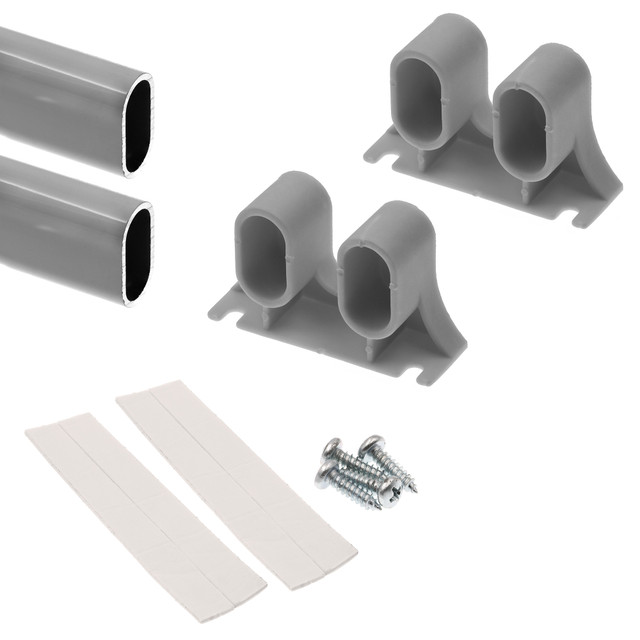 Image of Aluminum Swinging Screen Door Push Bar (6 Pack)